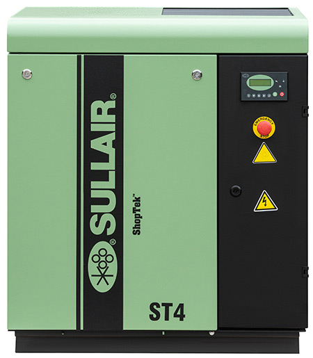 Sullair ShopTek ST4 CE rotary screw shop air compresor