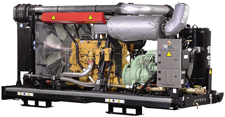 Sullair 1525XHDL open frame diesel air compresor