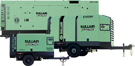 Sullair Electric portable compressor assortment