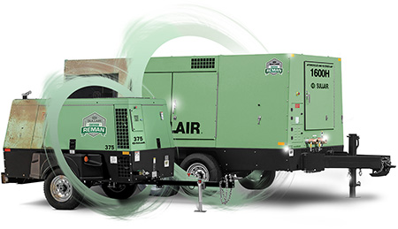 Sullair portable diesel compressor assortment