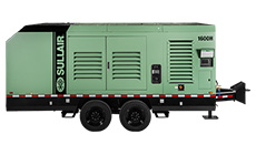 Sullair 1600H T4F portable diesel air compressor