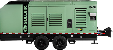 Sullair 1600H Tier 4 Final portable diesel air compressor