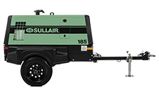 Sullair 185 T4F portable diesel air compressor