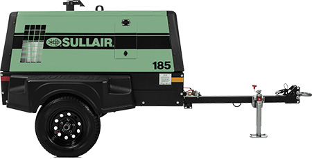 Sullair 185 Tier 4 Final portable diesel air compressor