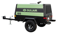 Sullair 185 T3 portable diesel air compressor