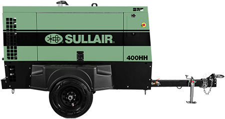 Sullair 400HH Tier 4 Final portable diesel air compressor