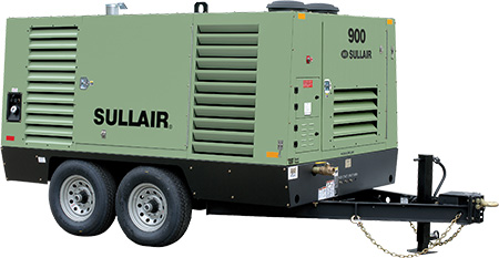 Sullair 900 Series Tier 3 portable diesel air compressor