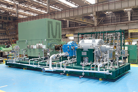 Hitachi Industrial Products compressor installation